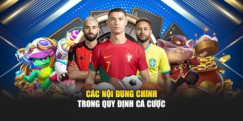 Các nội dung chính trong quy định cá cược